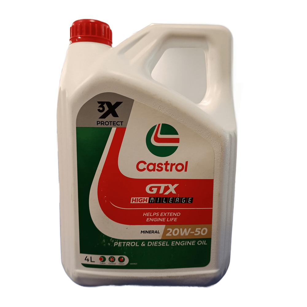 Castrol GTX Essential 20W50 4L PACK