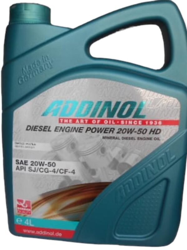 ADDINOL 20W50 CF-4 DIESEL 4L