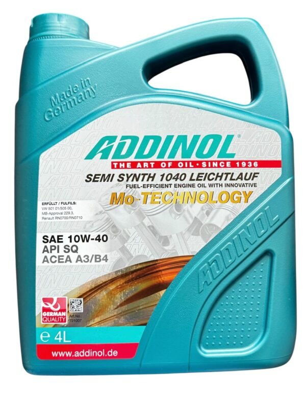 ADDINOL 10W40 MO TECH 4L PACK