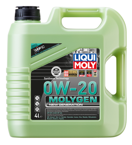 LIQUI MOLY 0W20 MOLYGEN 4LTR